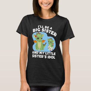 Camiseta Niños, seré una hermana grande y la hermana pequeñ