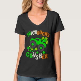 Camiseta Niños Shamrock crusher Monster Truck Irish St Patr