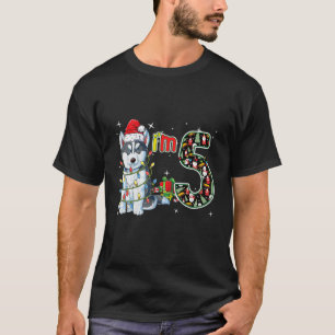 Camiseta Niños Siberianos Navidades De Perro Husky Quinto N