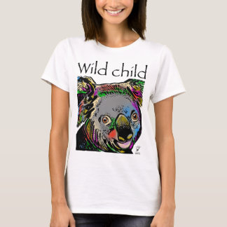 Camiseta Niños silvestres, animales del arco iris koala