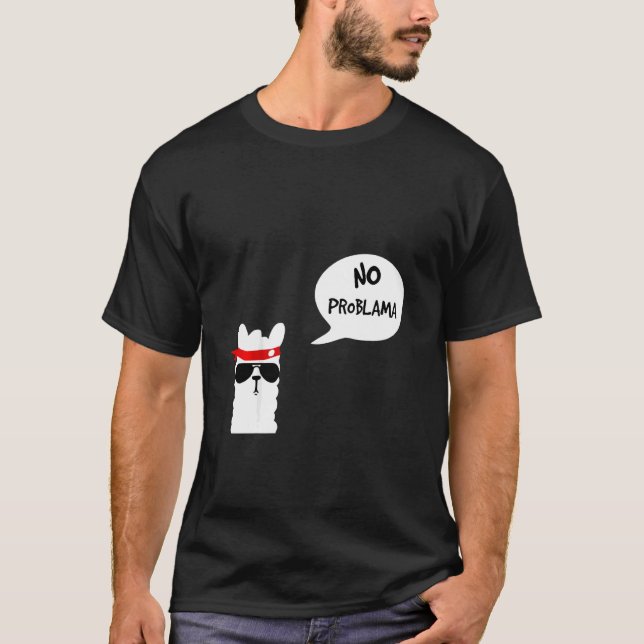Camiseta Niños Sin Problama llama 7 (Anverso)