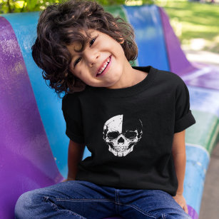 Camiseta Niños Skull T Shirt - Calavera de juego de cráneo 