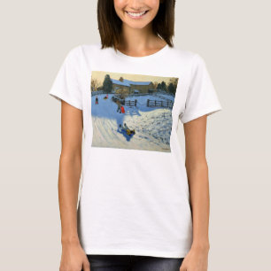 Camiseta Niños Sledging Monyash Derbyshire