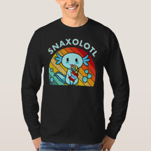 Camiseta Niños Snaxolotl Jóvenes Salamander Lizard Cute Axo