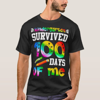 Camiseta Niños sobrevivieron 100 días de Me100 días de Sc