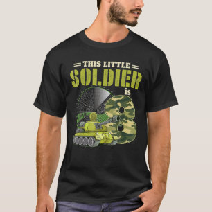 Camiseta Niños soldados de cumpleaños de 8 años con tema mi