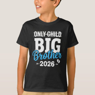 Camiseta Niños Solo Hijo Tachado Hermano Mayor 2026