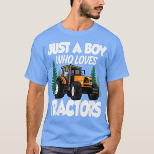 Camiseta Niños Solo Un Niño Que Ama A Los Niños Agricultore