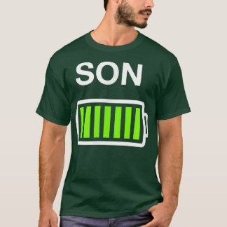 Camiseta Niños Son BateríaMami y Papi Batería baja