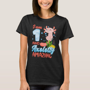 Camiseta Niños Soy 1 Y Axolotly Increíble Axolotl Anfibio