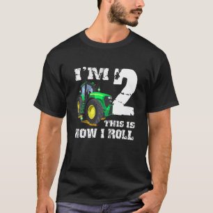 Camiseta Niños, soy 2 Farm Barnyard Tractor 2ª parte de cum