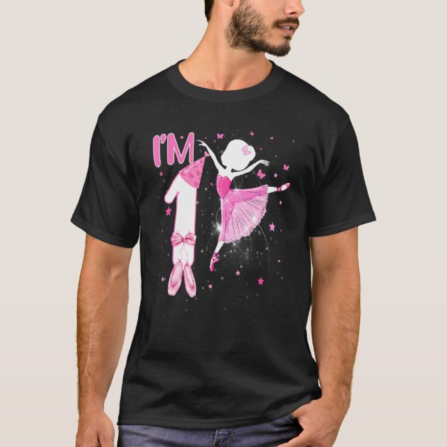 Camiseta Niños Soy bailarina de ballet Chica de Ballet de c (Anverso)