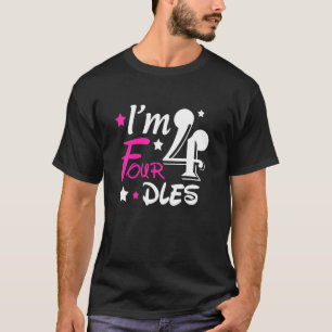 Camiseta Niños: Soy el cuarto Fiesta de cumpleaños, cuarto