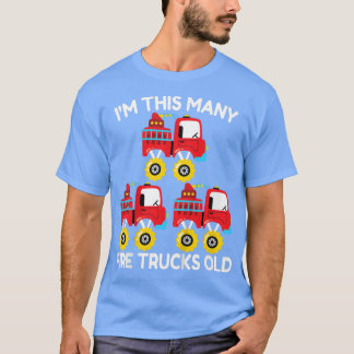 Camiseta Niños Soy este camión de bomberos 3.ᵉʳ Bi