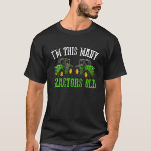 Camiseta Niños Soy este niño de muchos tractores segundo cu