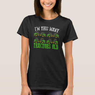 Camiseta Niños Soy este niño mayor de muchos tractores 8 cu