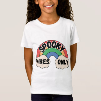 Camiseta Niños Spooky Vibes arco iris solo Toddler Hallowee