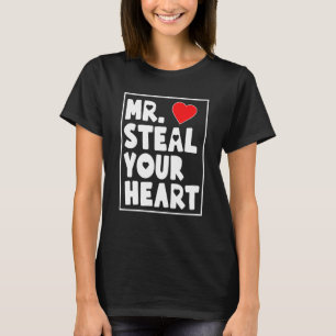 Camiseta Niños Sr. Robar Su Corazón Para Niños Pequeños Val