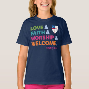 Camiseta Niños St James Bienvenida Colorida