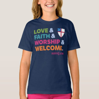 Camiseta Niños St James Bienvenida Colorida