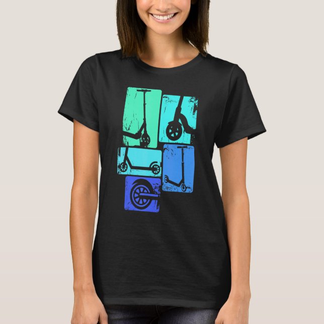 Camiseta Niños Stunt Scooter Retro (Anverso)
