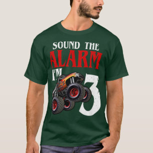 Camiseta Niños suenan la alarma, soy 3 Monster Truck 3.ᵉʳ N