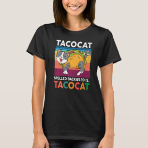 Camiseta Niños Taco Bebé Mujeres Lindo Deletreado Al Revés