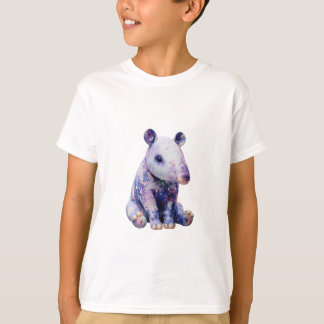 Camiseta Niños Tapir Pastel Galaxia