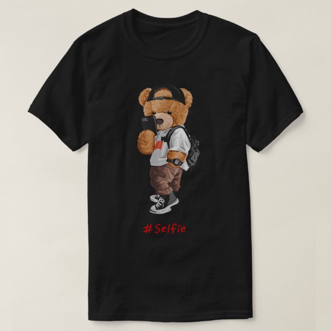 Camiseta Niños Teddy Bear Gráfica Guay Diseños F (Diseño del anverso)