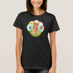 Camiseta Niños Teddy Oso En Las Nubes Solares De Verano 1