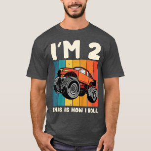 Camiseta Niños, tengo 2 años, así es como rollo el camión d