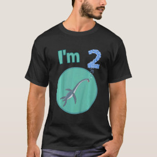 Camiseta Niños, tengo 2 años de dinosaurio de cumpleaños
