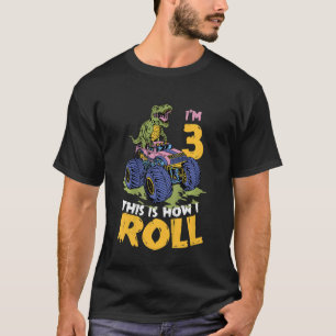 Camiseta Niños, tengo 3 años, así es como rollo el camión d