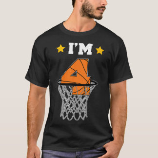 Camiseta Niños, tengo 4 años, fiesta de cumpleaños de Byske