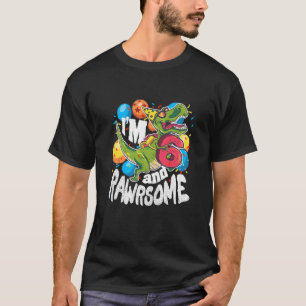 Camiseta ¡Niños, tengo 6 años y son guapos! 6.º Cumpleaños 