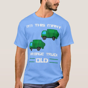Camiseta Niños Tengo Tantos Camiones de Basura de Edad - Ca