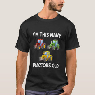 Camiseta Niños tercer cumpleaños soy este gran número de tr