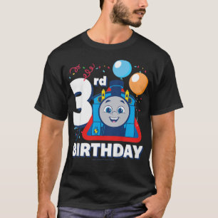 Camiseta Niños Thomas y amigos - Feliz tercer cumpleaños