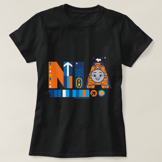 Camiseta Niños Thomas y amigos - Nia Premium (Diseño del anverso)