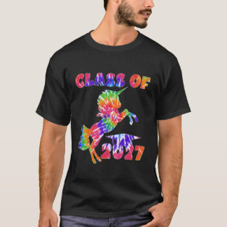Camiseta Niños Tie Dye Unicornio Clase de Graduación de Sex