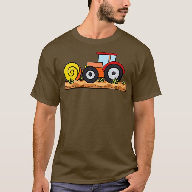 Camiseta Niños Tractor Boys Farm Farming Slurry Combina (Anverso)
