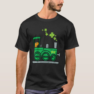 Camiseta Niños Trex Train Shamrock Cute St Patricks Day Niñ