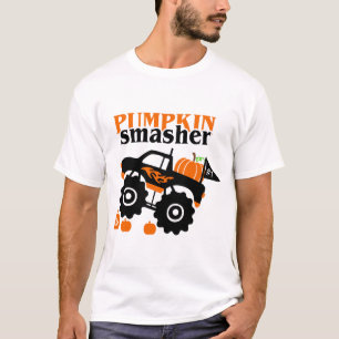 Camiseta Niños Trituradores de Calabaza Camión Monstruo de