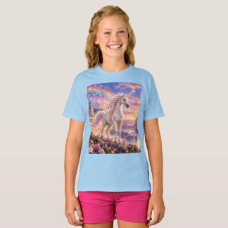 Camiseta Niños Unicornio Arcoíris Encantado