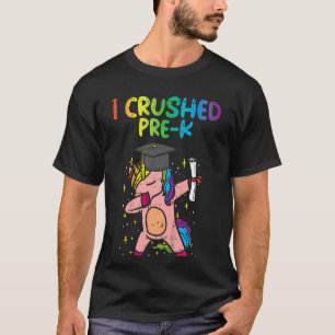 Camiseta Niños Unicornio Dab Yo Aplasté Preescolar El Día P