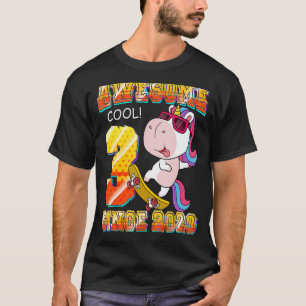 Camiseta Niños Unicornio de 3 años de edad impresionantes d