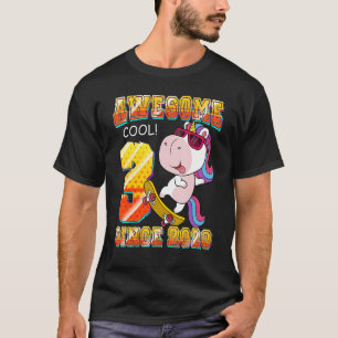 Camiseta Niños Unicornio de 3 años de edad impresionantes d
