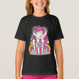 Camiseta Niños Unicornio de Maíz Mágico