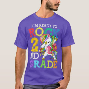 Camiseta Niños Unicornio Estoy listo para rodar en la escue