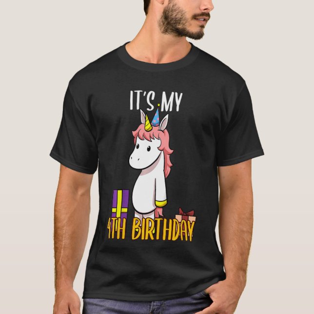 Camiseta Niños Unicornio Magnífico Chica de Caballos (Anverso)